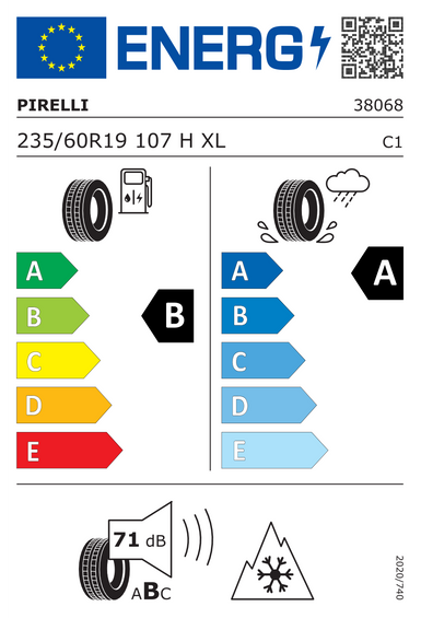 Pneus Pirelli Scorpion Winter XL ELT R0 235/60 R19 107H