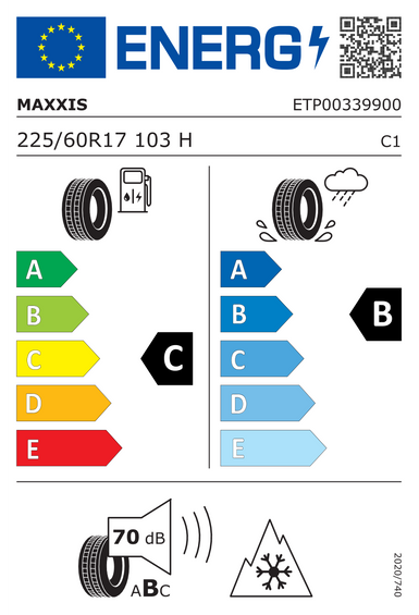 Pneus Maxxis PREMITRA SNOW WP6 SUV XL 225/60 R17 103H