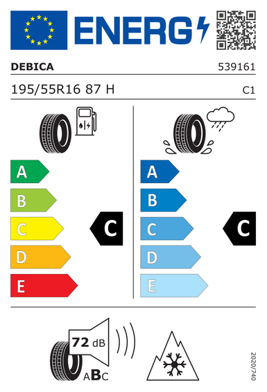 4x ROUES 16 Hiver DACIA LOGAN III LJI LOGAN II L52 K52 Dębica 195/55 R16