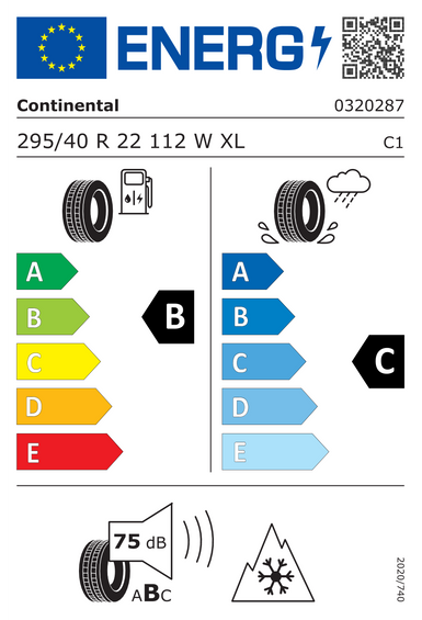 Pneus Continental WinterContact TS 860 S XL FR 295/40 R22 112W
